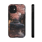 Cherry Blossom Street Scene R34 Skyline GTR Tough Case | Car Photo Cover