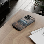 C2 1965 Sting Ray Phone Case, Silver Blue Tough Cover