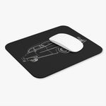 Classic Car Sketch 1950 Bel Air Mouse Pad | Retro Automobile Outline