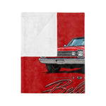 1966 Belvedere Convertible Blanket | Classic Red Muscle Car Throw