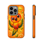Sun Conure Kawaii Citrus Art Tough Phone Case