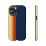 Retro Rainbow Stripe Phone Case | Tough Phone Case