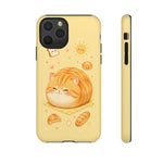 Orange Tabby Loaf Kawaii Chibi Pet Cat Art Tough Phone Case