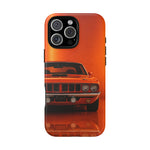 Orange Cuda Phone Case, 71 Classic Muscle Car Tough Cover