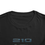1955 Chevy 210 Toddler T-Shirt – Classic Black Hot Rod Graphic Tee