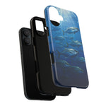 Amberjack School Phone Case, Open Water Sunlight Tough Cover