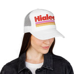 Hialeah Trucker Hat Retro Vintage Hialeah Florida Snapback Cap Foam Mesh Miami Style