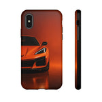 Amplify Orange C8 Corvette Studio Tough Phone Case