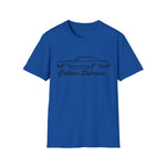 1969 Cutlass Black Outline Silhouette Emblem Classic Car T-Shirt Fan Gift