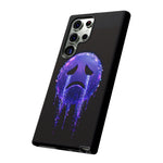 Glitch Sad Face Phone Case, Anime Melt Static Tough Cover