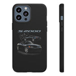 Black S2000 Roadster Collage JDM Tough Phone Case Cover Gift