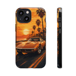 Orange Corvette C3 Stingray Sunset Palms Phone Case