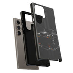 Grand National Phone Case, Black 87 Muscle Car Stripe Studio Cover