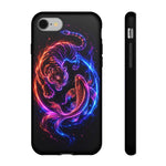 Neon Tiger and Koi Phone Case | Tough Case