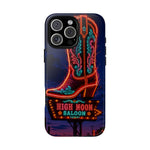 Neon Cowboy Boot phone case | High Noon Saloon design