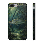 Snook Phone Case, Mangrove Sunbeam Painterly Marine Art Cover, Gift