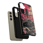 Black 300ZX Phone Case, Cherry Blossom Torii Art Tough Cover