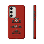 1967 GT40 Mk IV Red Race Car Tough Phone Case Cover Gift