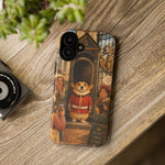 Corgi Royal Guard phone case | Cute British corgi soldier illustration
