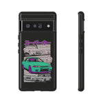 R32 Skyline GT-R Manga Style JDM Tough Phone Case Cover Gift