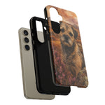 Border Terrier Earthy Watercolor Art Tough Phone Case