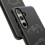 Black GNX Phone Case, Three-View Muscle Car Vector Tough Cover