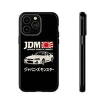 R34 Skyline GT-R JDM Rising Sun Tough Phone Case Cover Gift