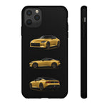 Gold Fairlady Z Classic Sports Car Tough Phone Case - 3 View