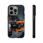 1966 GTO Orange Rainy City Tough Phone Case Cover Gift Art