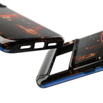 Challenger RT Phone Case, Rainy City Night Muscle Car Tough Cover