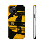 Z28 Yellow Camaro Retro Poster Tough Phone Case