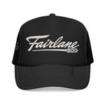 Fairlane 500 Foam Trucker Hat – Classic Script Snapback Mesh Cap Retro Muscle Car Style