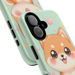 Shiba Inu Kawaii Chibi Smile Pet Dog Art Tough Phone Case