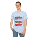 1955 Fairlane Sunliner Classic Car T-Shirt | Vintage Red Convertible