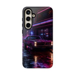GTO Rainy Neon Arcade Tough Phone Case for Muscle Car Enthusiasts