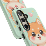 Shiba Inu Kawaii Chibi Smile Pet Dog Art Tough Phone Case