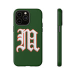 Old English Miami M Logo Phone Case, Tough Protective Cover