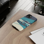 Retro Teal Sports Car C8 phone case | Tough Cases