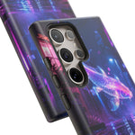 Neon Koi Reflection Vaporwave phone case | Tough Cover