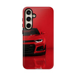 Red Camaro Phone Case, ZL1 American Muscle Car Tough Cover for Men, Gift