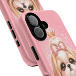 Shih Tzu Princess Kawaii Chibi Puppy Pet Dog Art Tough Phone Case