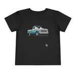 1966 Ford F100 Pickup Truck Toddler T-Shirt Vintage Graphic Tee Blue White