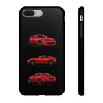Red 370Z Sports Coupe Tough Phone Case for JDM Enthusiasts