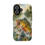 Peacock Bass Fishing Phone Case Angler Tough Cover Gift Art