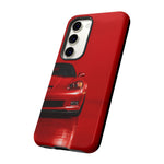 Red Sports Car C6 Z06 phone case | Corvette front view