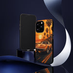Orange Corvette C3 Stingray Sunset Palms Phone Case