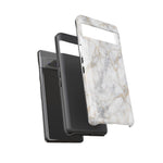 White Marble Pattern Phone Case | Tough Cover