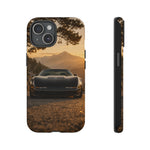 C4 ZR1 Corvette Phone Case, Black Misty Mountain Pass Cover