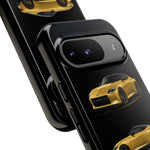 Gold Fairlady Z Classic Sports Car Tough Phone Case - 3 View