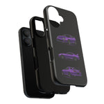 MK4 Supra Phone Case Purple, Three-View Vector Cover